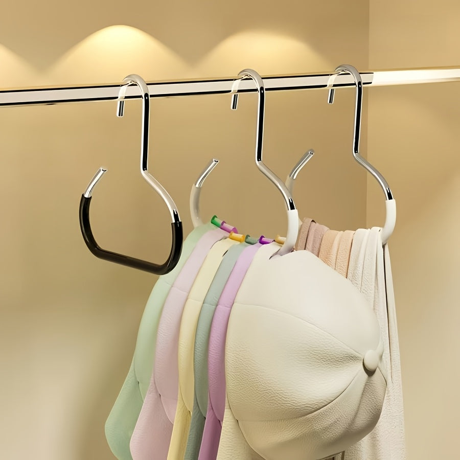 2pcs Simple Hat Storage Hooks, Metal Material for Scarf Organization, Belt Organization, Bra Organizer, s' Bag Storage