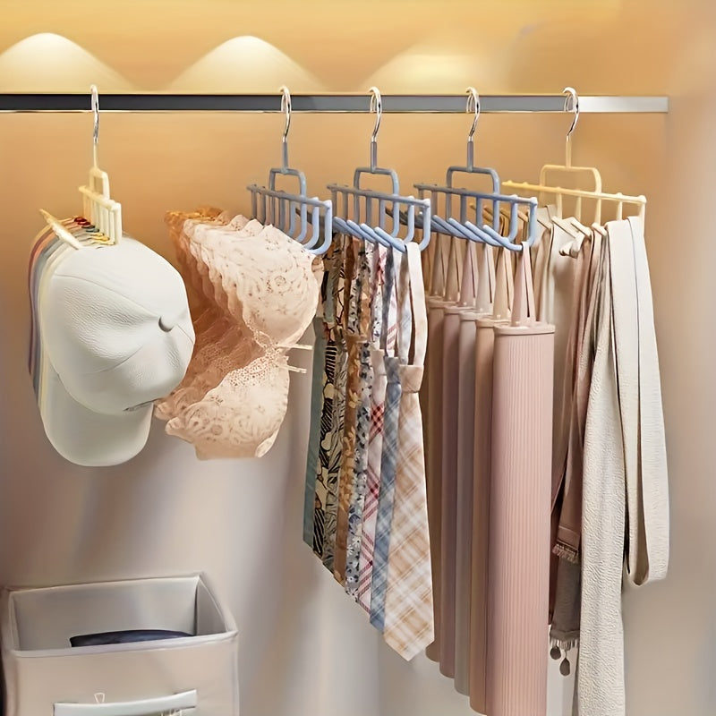 1pc/2pcs New Hat Rack, Ins Style Hat Organizer - 1 Hanging Rack for Up to 8 High-Top Hats, Dormitory Closet Wall-Mounted Baseball Cap Display Stand, Back to School And School Supply