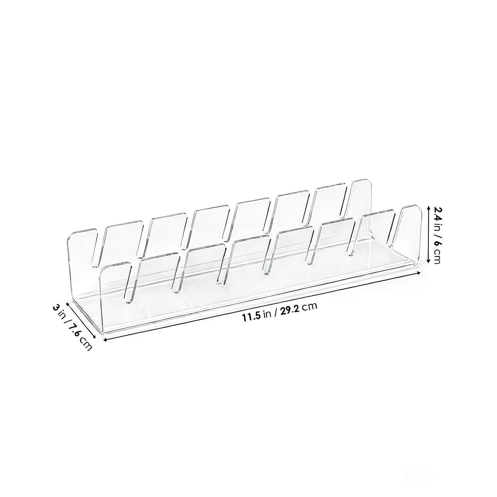 2pcs Hat Storage Rack, Hat Display Stand, Desktop Storage, Bedroom Storage, Acrylic Plastic, Can Store 7 Hats, Transparent
