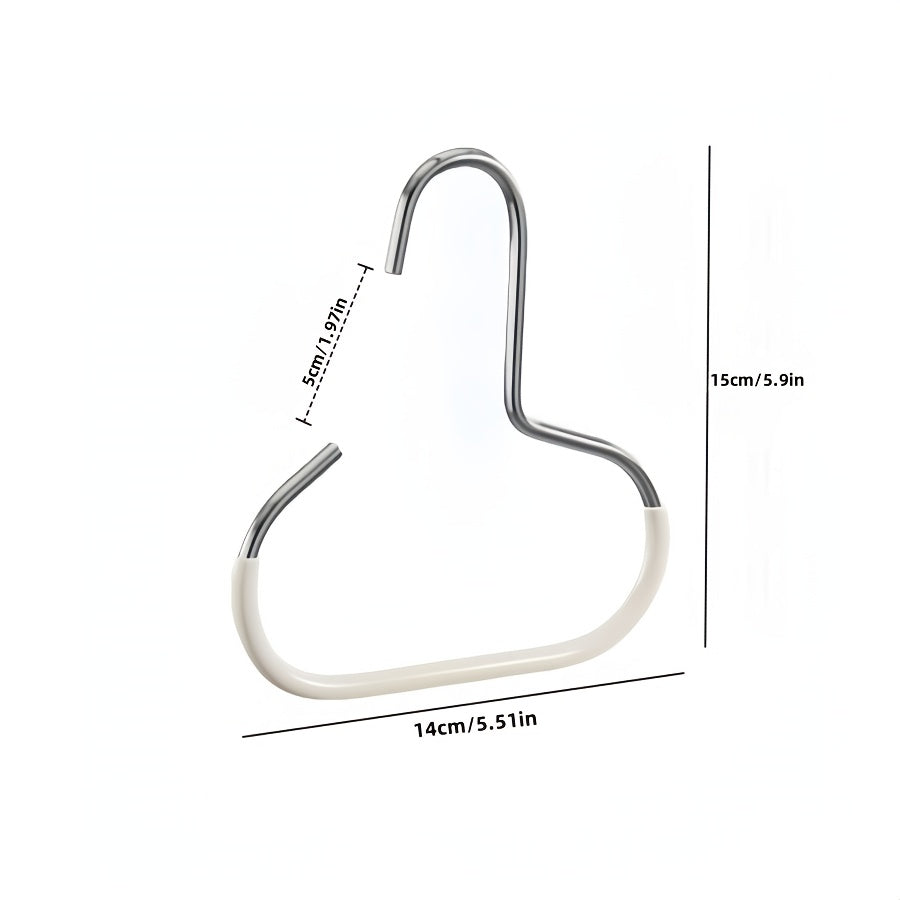 2pcs Simple Hat Storage Hooks, Metal Material for Scarf Organization, Belt Organization, Bra Organizer, s' Bag Storage
